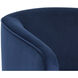 Hazel Gold / Navy Blue Sky Swivel Lounge Chair, Swivel